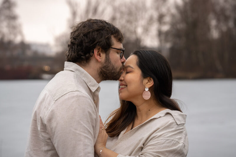 Paarshooting im Regen